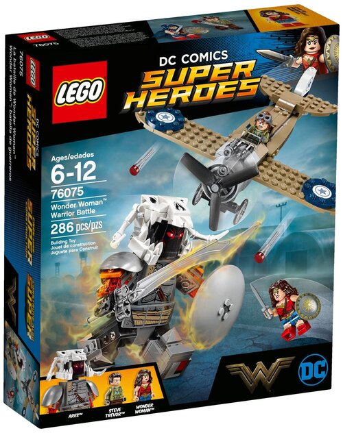 Конструктор LEGO DC Super Heroes 76075 Битва Чудо-женщины, 286 дет.