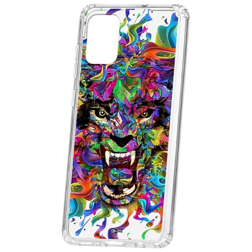фото Чехол на samsung galaxy a71 kruche print colored beast