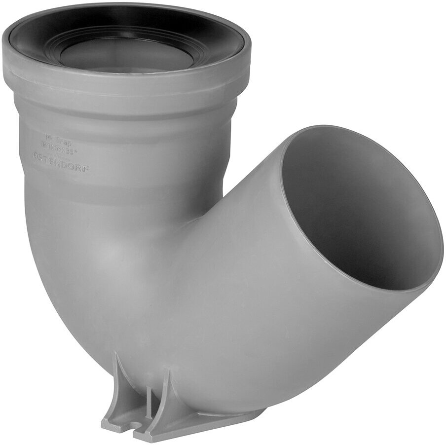 Сифон Ostendorf для напольного унитаза (339960) d110 мм 135° пластиковый для внутренней канализации