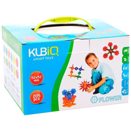 Конструктор KUBiQ Flower IQ-6008, 205 дет.