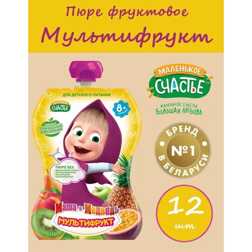 Маша и медведь Пюре Мультифрукт 90 гр*12шт