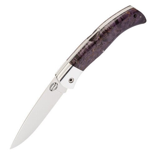 якутский нож 2 быхах сталь 95х18 карельская берёза Складной Якутский нож, сталь Х12МФ, карельская береза