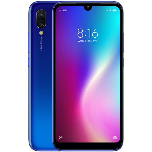 Смартфон Xiaomi Redmi Note 7 6/64 ГБ CN, 2 SIM, нептуновый синий