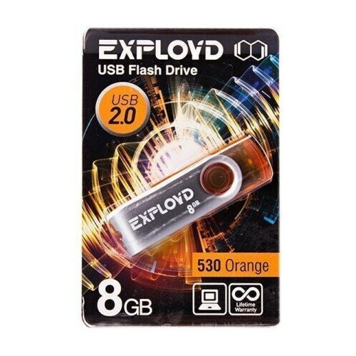 USB flash накопитель Exployd 530 8GB оранжевый