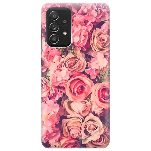 фото Re:pa чехол - накладка artcolor для samsung galaxy a52 с принтом "розовый куст"
