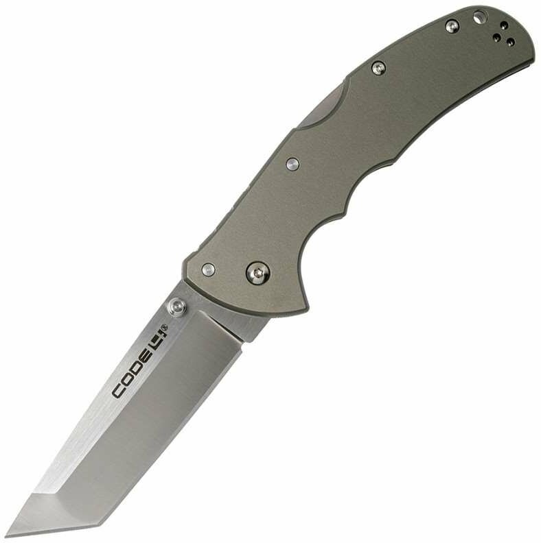 Cold Steel Складной нож Нож Code-4 Tanto сталь S35VN, рукоять алюминий (58PT)