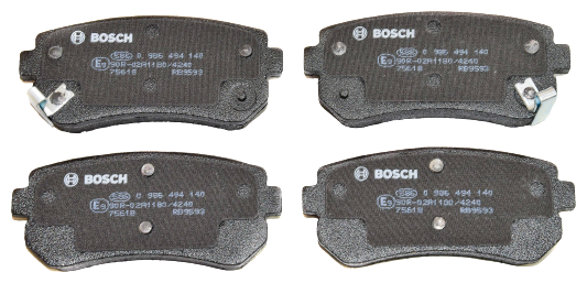 Дисковые тормозные колодки задние BOSCH 0986494140 (4 шт.)