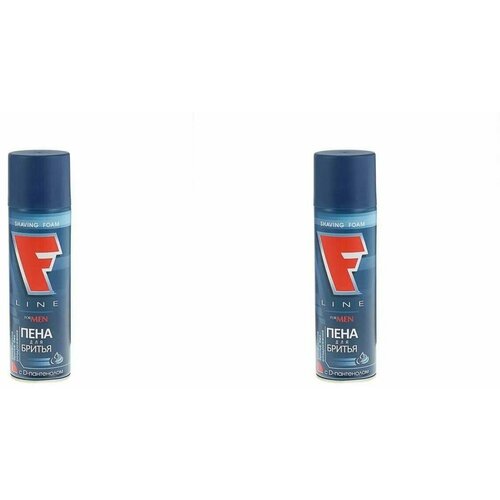 Vizit Пена для бритья F Line с D-Пантенолом синий 225 мл 2 шт 499₽