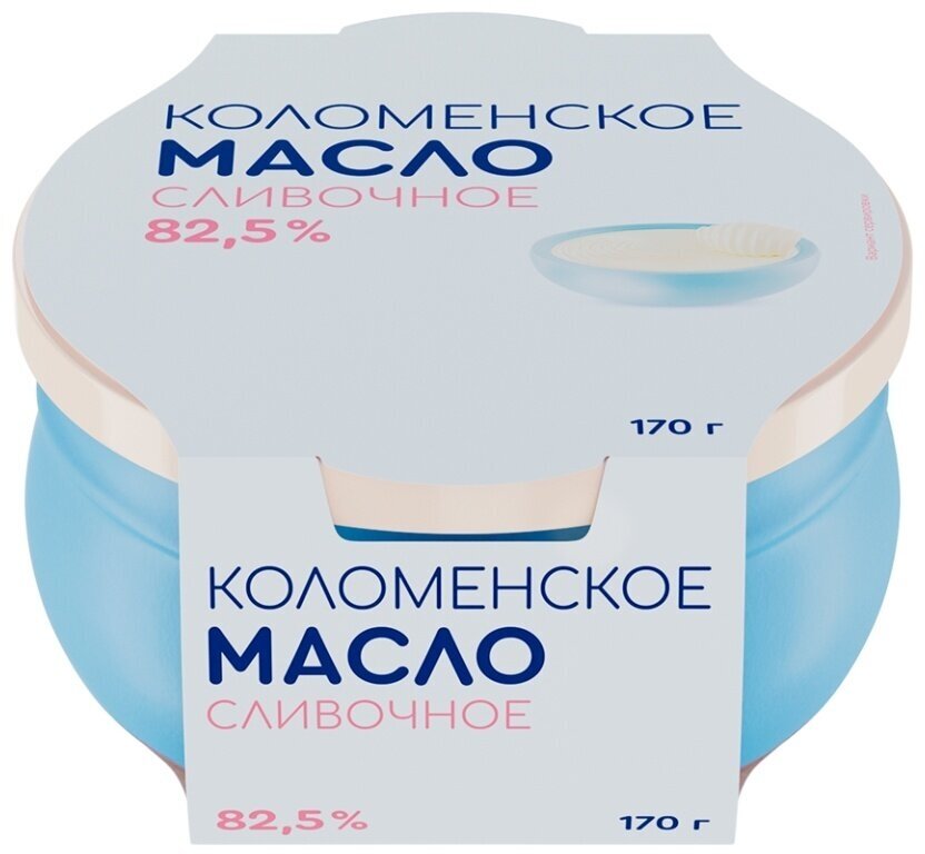 Масло сливочное Коломенское несоленое 82,5%