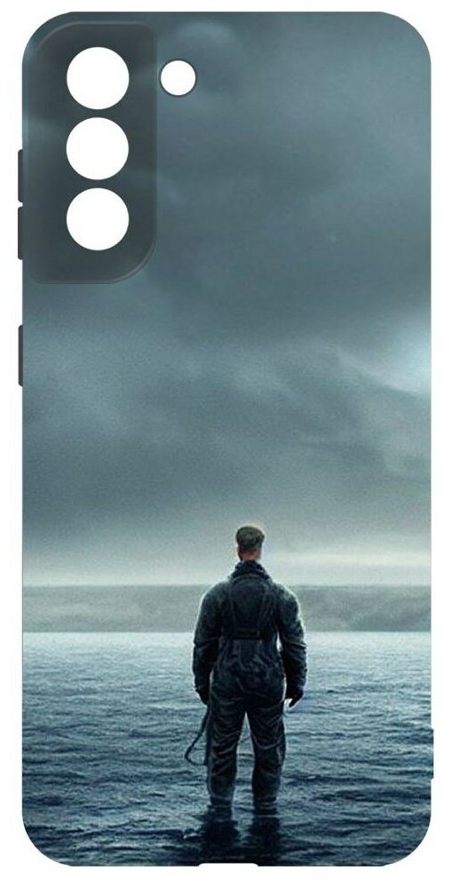 Чехол-накладка Krutoff Soft Case Наблюдатель для Samsung Galaxy S21 (G991) черный