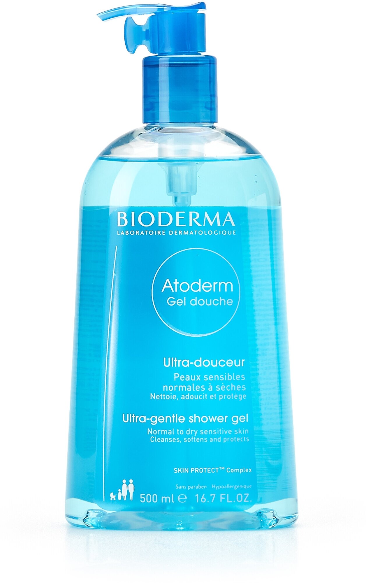 BIODERMA Деликатный гель для душа Atoderm 500 мл