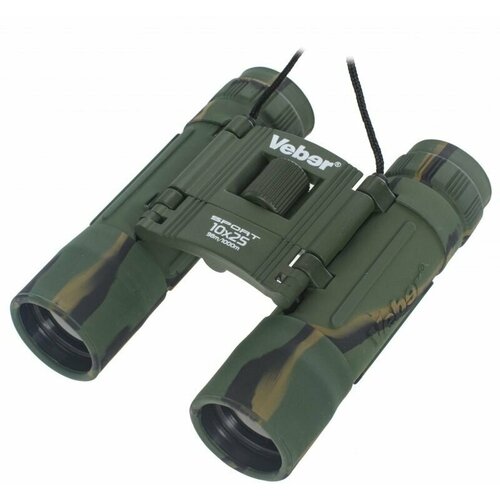 Бинокль Veber Sport БН 10x25 камуфлированный