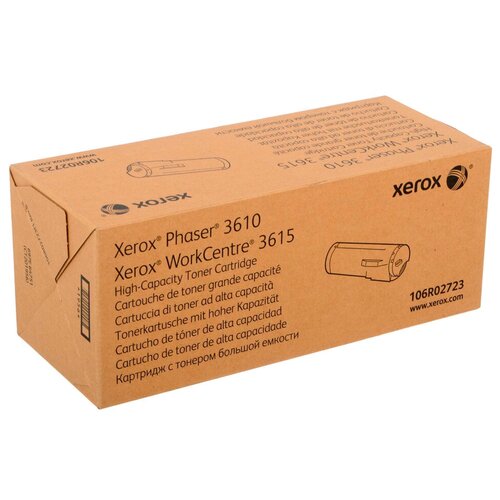 Картридж Xerox 106R02723, 14100 стр, черный картридж profiline pl 106r02723 14100 стр черный