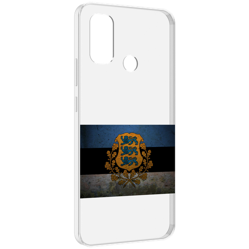 Чехол MyPads герб флаг эстонии-1 для UleFone Note 10P / Note 10 задняя-панель-накладка-бампер