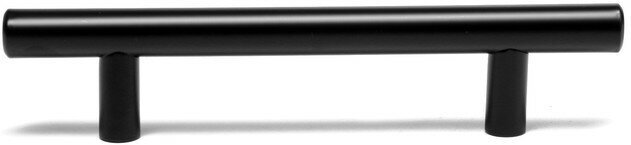 Ручка-рейлинг Prz металл D12 96 мм цвет черный никель - фотография № 7