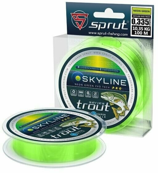 Леска Летняя Sprut EvoTech PRO Neon Green 0,335mm/100m