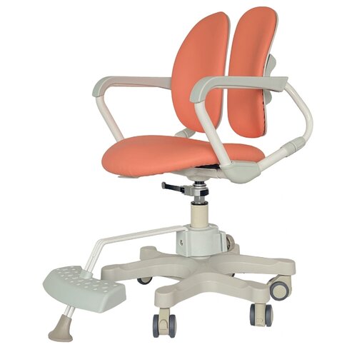 Компьютерное кресло DUOREST Kids DR-280DDS детское, обивка: искусственная кожа, цвет: MILKY CORAL