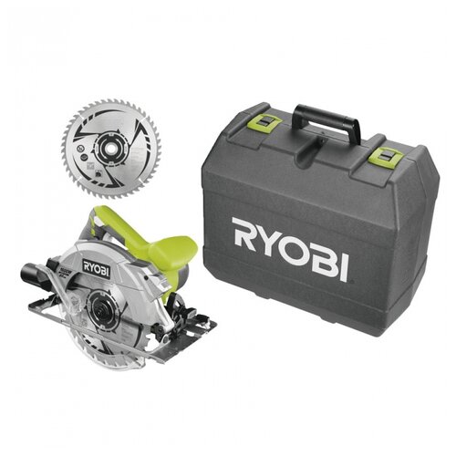 Дисковая пила RYOBI RCS1600-K2B, 1600 Вт, черный пила ryobi rcs1600 pg 3002780