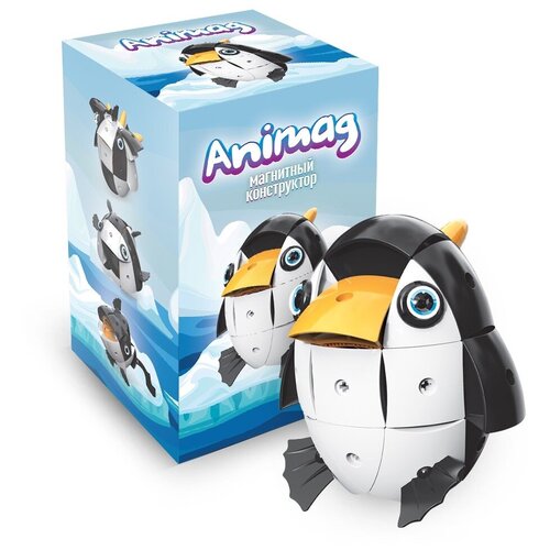 Конструктор Назад К Истокам Animag ANMPIN2018 Пингвин, 74 дет.