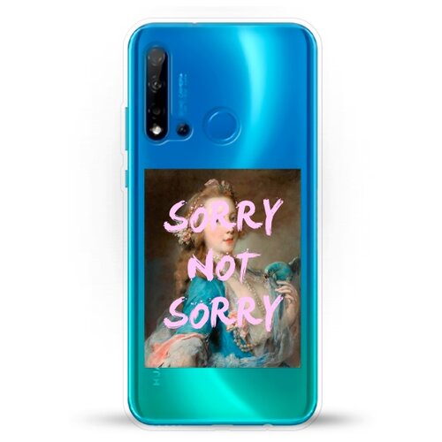 фото Силиконовый чехол sorry на huawei nova 5i andy & paul