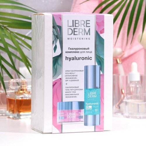 Librederm Набор Гиалуроновый комплекс для лица LIBREDERM hyaluronic: крем + гель-патч