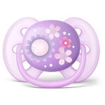 Пустышка силиконовая ортодонтическая Philips AVENT Ultra Soft SCF529/12 6-18 мес (1 шт.) - изображение