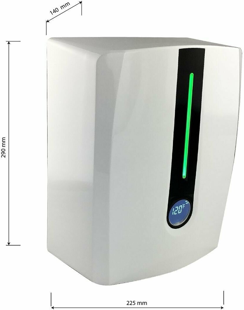Сушилка для рук с датчиком температуры 1200W GFmark 6909