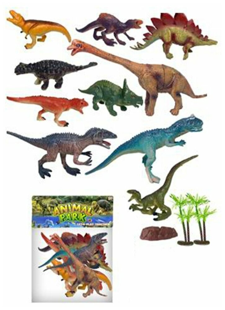 Набор фигурок Динозавры, 13 предм. Наша Игрушка 8801-34A