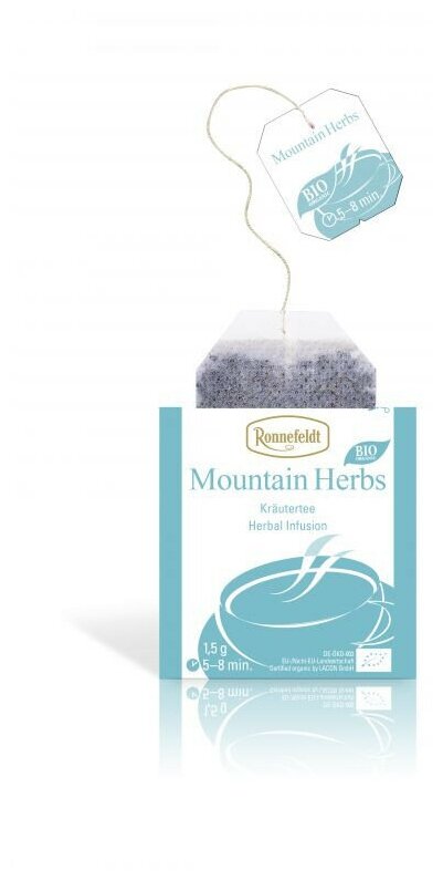 Чай травяной Ronnefeldt Teavelope Mountain Herbs в пакетиках, 25 шт. - фотография № 8
