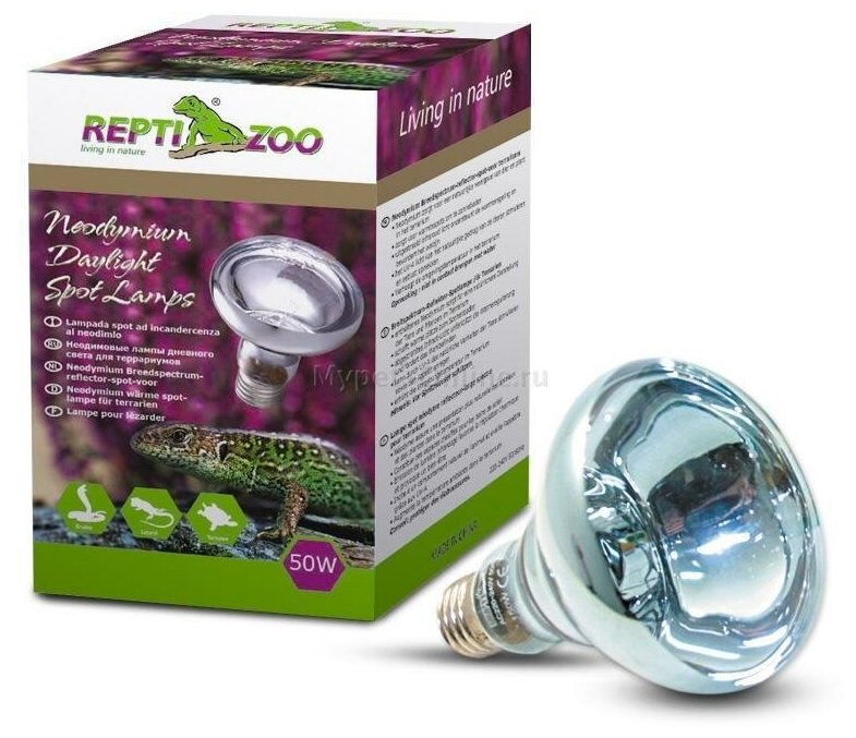 Лампа дневная для террариума Repti-Zoo ReptiDay, размер 6.3см.