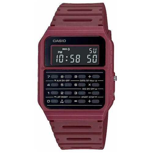 наручные часы casio ca 53wf 1b черный Наручные часы CASIO CA-53WF-4B, фиолетовый