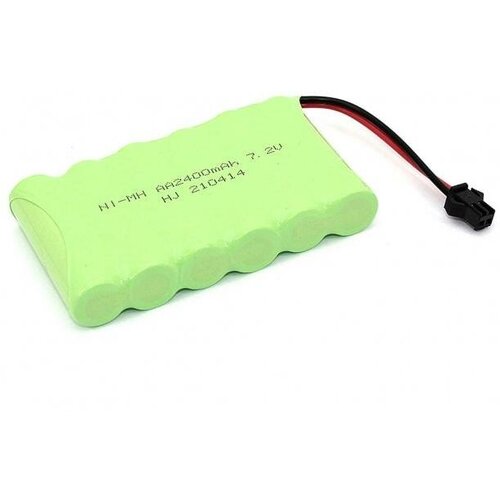 Аккумуляторы / Аккумулятор Ni-Mh 7.2V 2400 mAh AA Flatpack разъем SM