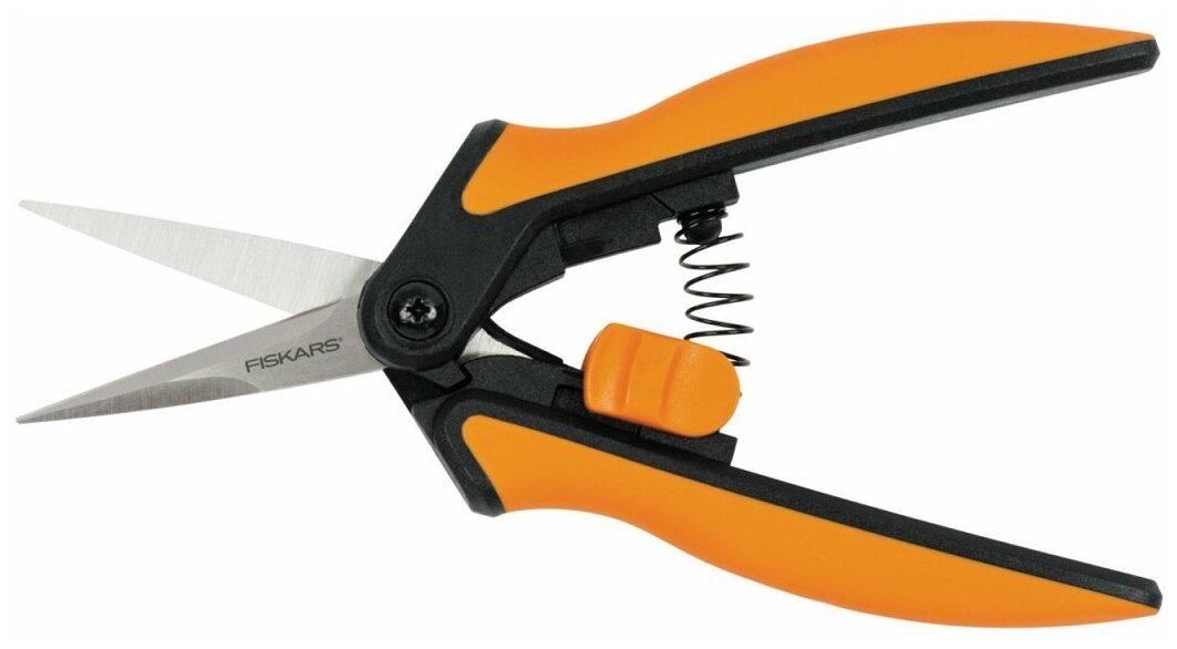 Садовые ножницы FISKARS Solid SP13 черный/оранжевый —  в интернет .