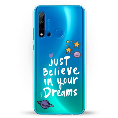 фото Силиконовый чехол just believe на huawei nova 5i andy & paul