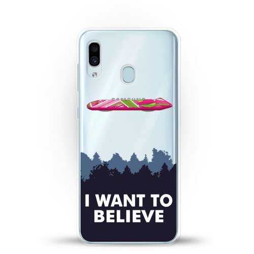 фото Силиконовый чехол i want to believe на samsung galaxy a30 andy & paul
