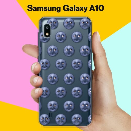 Силиконовый чехол Луна на Samsung Galaxy A10 пластиковый чехол маленькая луна 1 на samsung galaxy note 4 самсунг галакси нот 4