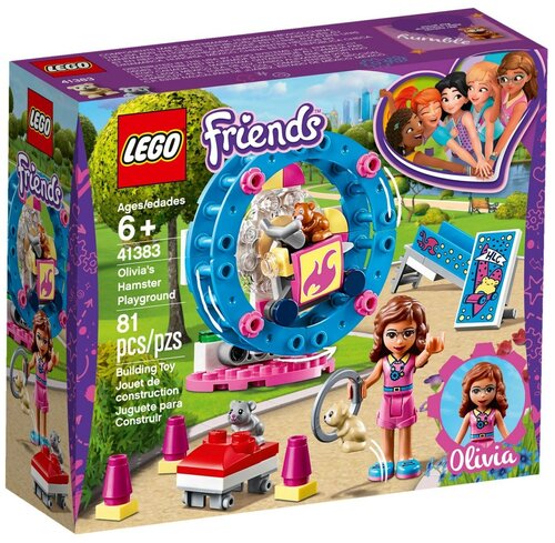 Конструктор LEGO Friends 41383 Игровая площадка для хомячка Оливии, 81 дет.