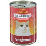 Влажный корм для кошек Dr. Alder`s с говядиной 415 г (кусочки в соусе) - изображение