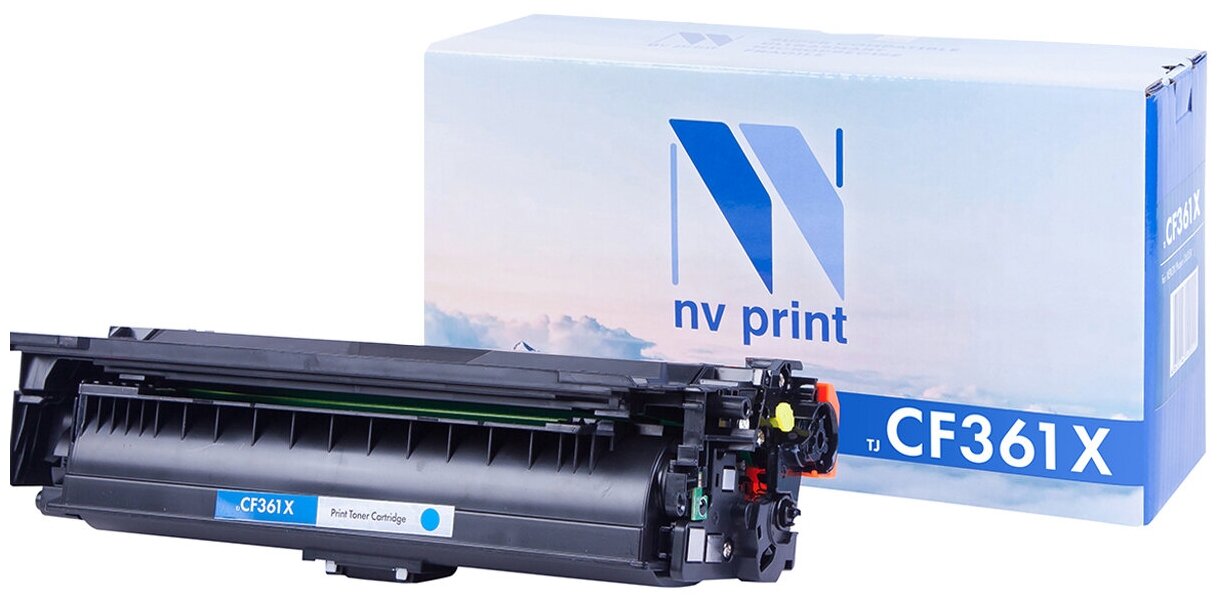 Картридж NV-Print CF361X 9500стр Голубой NV Print - фото №1