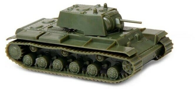 Звезда Сборная модель «Советский танк КВ-1 с пушкой Ф32» Звезда, 1/100, (6190)