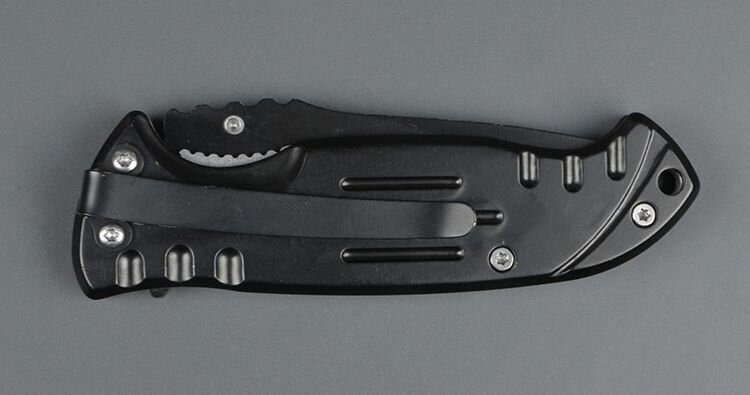 Нож складной туристический с зажимом следопыт - фото №12