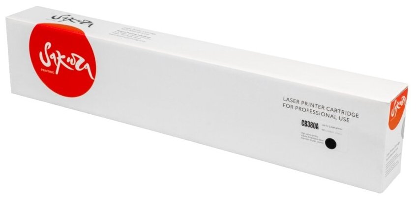 Картридж SAKURA CB380A (HP 823A) для HP Color LaserJet CP6015xh/ CP6015n/ CP6415dn, CM6030 /CM6030f/ CM6040/ CM6040f, черный, 16500к. - фото №1