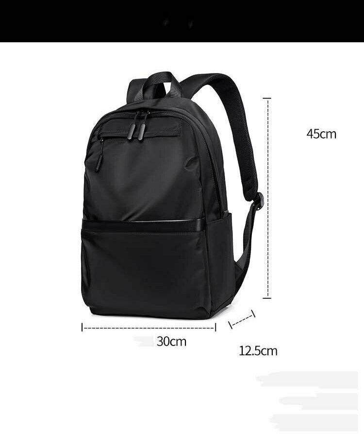 Рюкзак универсальный (черный) / рюкзак мужской / Рюкзак дорожный / Рюкзак спортивный / Рюкзак для ноутбука / Рюкзак водонепроницаемый