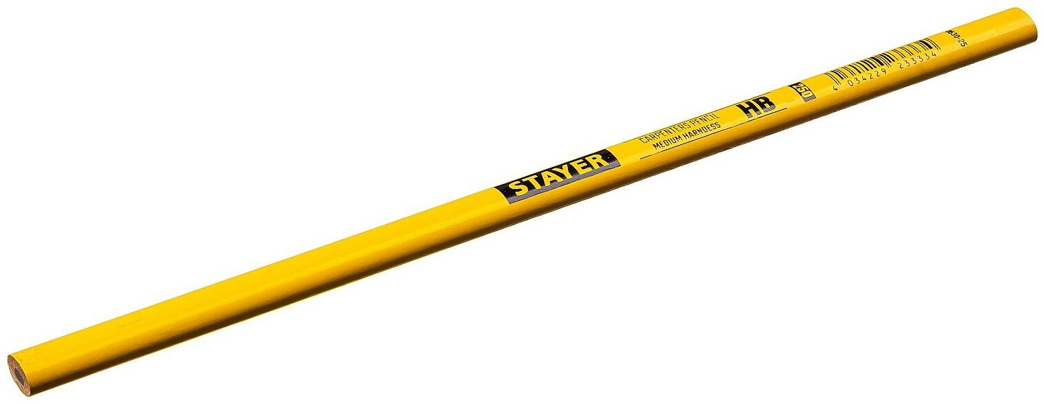 STAYER HB 250 мм Удлиненный строительный карандаш плотника MASTER (0630-25)