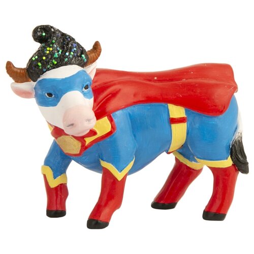 Статуэтка Феникс Present Бычок-супермен, 8.5 см красный/синий 7.5 см 8.5 см 3.5 см