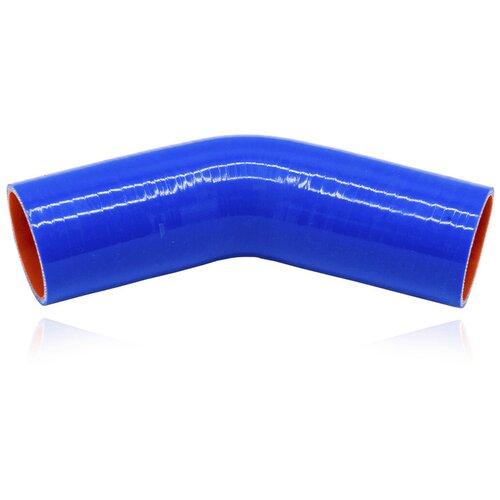 Патрубок силиконовый угловой 45 градусов, d70, L150x150