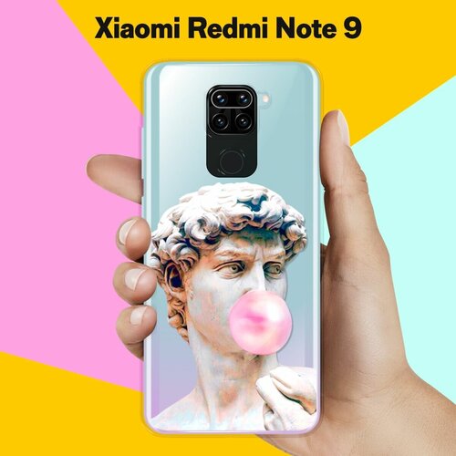 Силиконовый чехол Давид на Xiaomi Redmi Note 9 силиконовый чехол с принтом coffee cardiogram для xiaomi redmi note 9 сяоми редми ноут 9