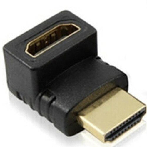 Видео адаптер Cablexpert A-HDMI270-FML HDMI F-M угловой переходник 270 градусов - насадка для кабеля, 2 штуки hdmi hdmi соединитель переходник мама мама для удлинителя hdmi позолоченные контакты hdmi 2 0