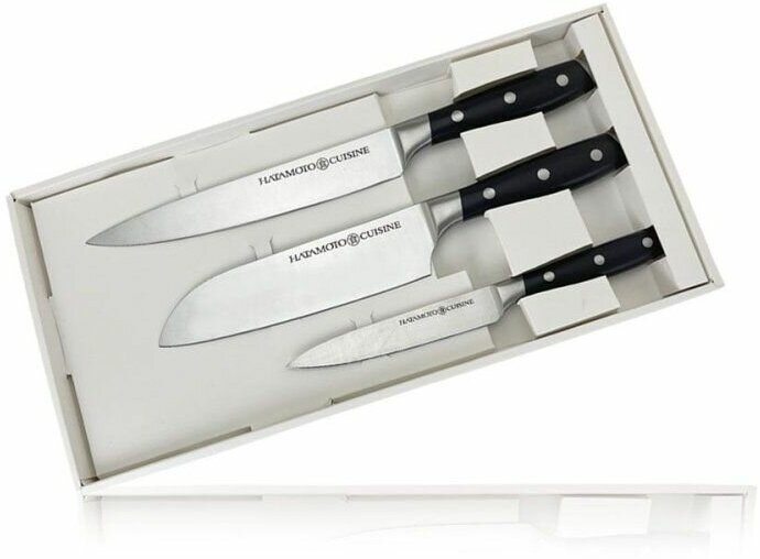 Набор кухонных ножей Hatamoto из 3 предметов H00709 - фотография № 12