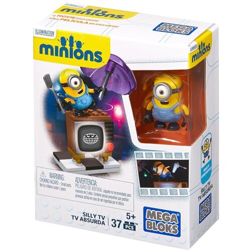 фото Конструктор mega bloks minions cnf49 глупый телевизор